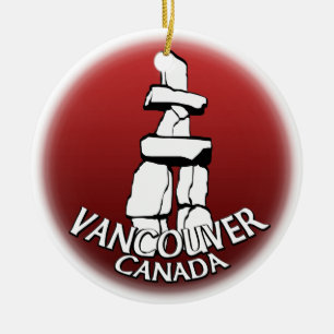 Vancouver Ornament Personalised Vancouver Souvenir