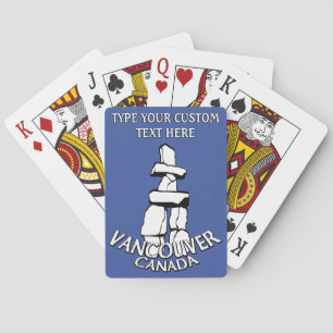 Vancouver Playing Cards Personalised Inukshuk Card