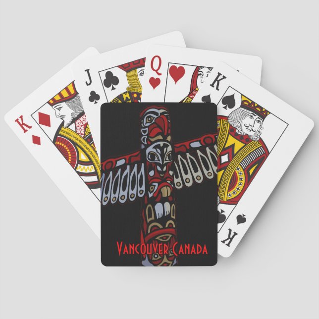 Vancouver Playing Cards Personalised Totem Card (Back)