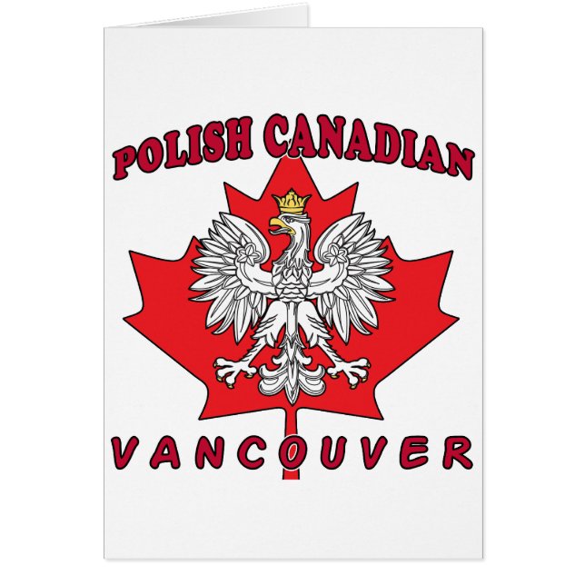 Vancouver Polish Canadian Leaf (Front)