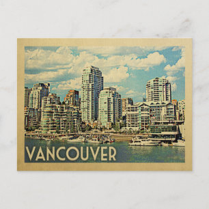 Vancouver Postcard Canada Vintage Travel