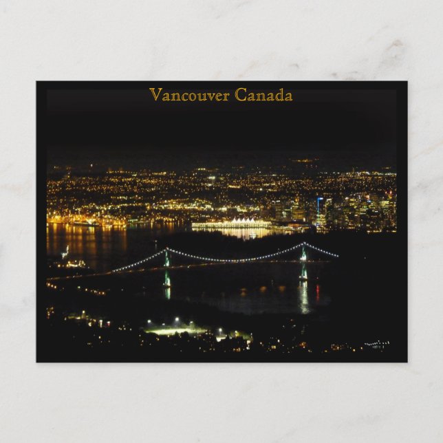 Vancouver Postcards Lions Gate Personalised Card (Front)