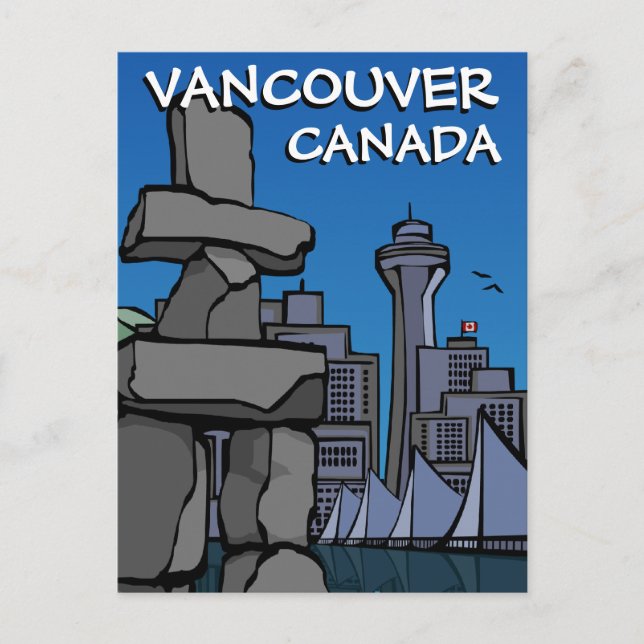 Vancouver Postcards Vancouver Landmark Cards (Front)