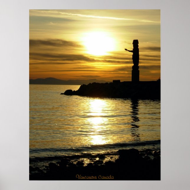 Vancouver Poster West Vancouver Souvenir Print (Front)