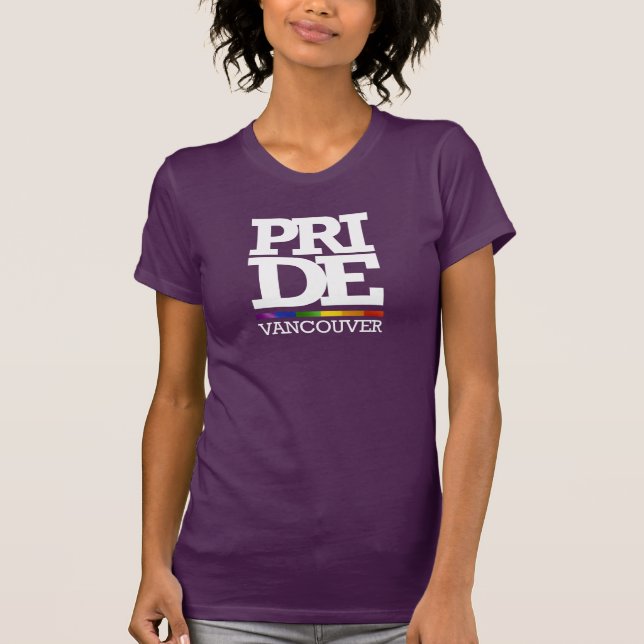 VANCOUVER PRIDE -- .png T-Shirt (Front)
