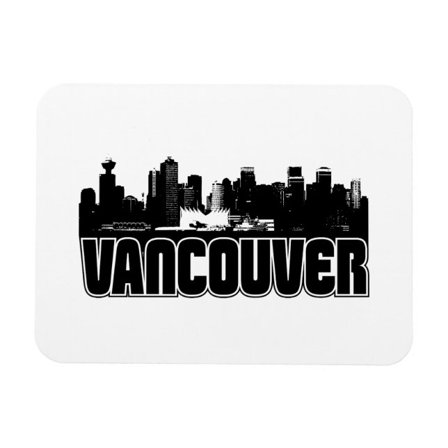 Vancouver Skyline Magnet (Horizontal)