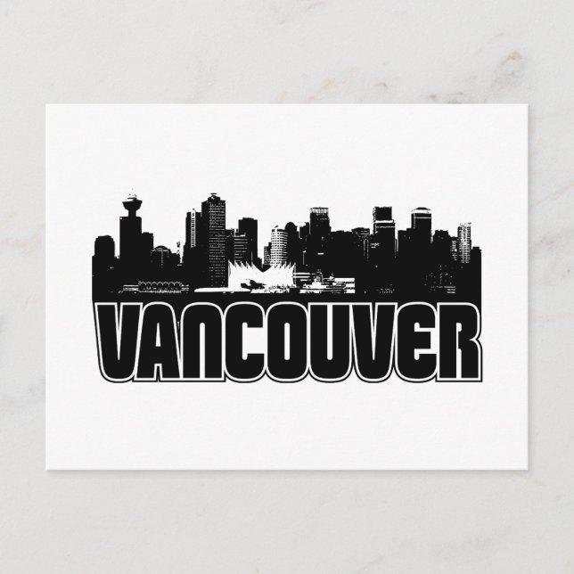Vancouver Skyline Postcard (Front)