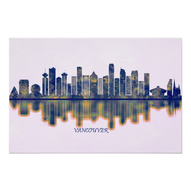 Vancouver Skyline Poster (Front)