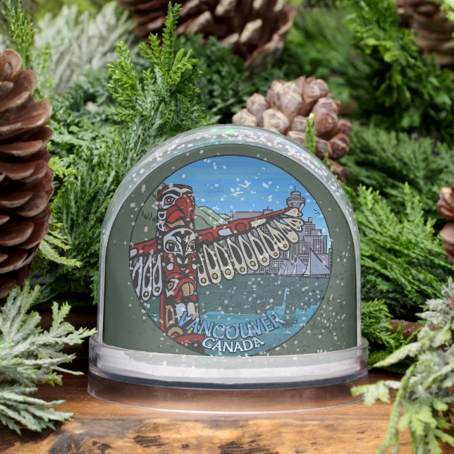 Vancouver Snow Globe Custom Vancouver Snowglobe (Winter)