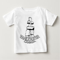Vancouver Souvenir Baby T-shirts Landmark Baby Tee