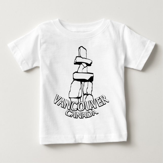 Vancouver Souvenir Baby T-shirts Landmark Baby Tee (Front)