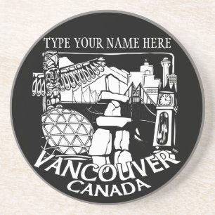 Vancouver Souvenir Coaster Personalised Gifts