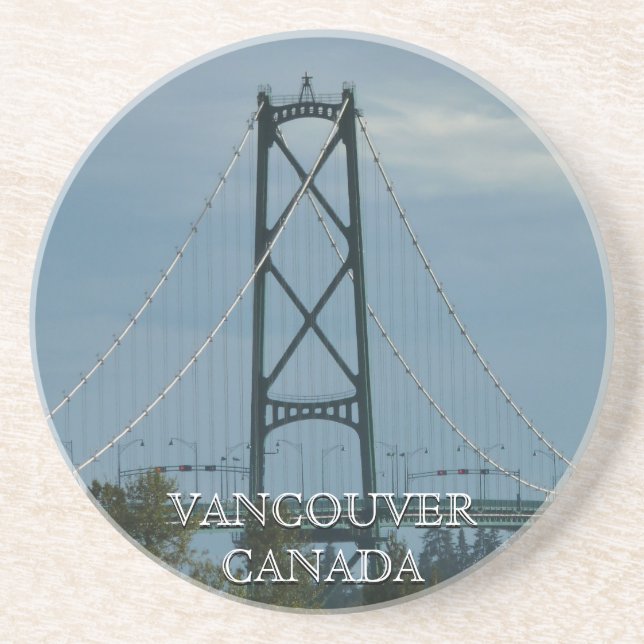 Vancouver Souvenir Coasters Lions Gate Coasters (Front)