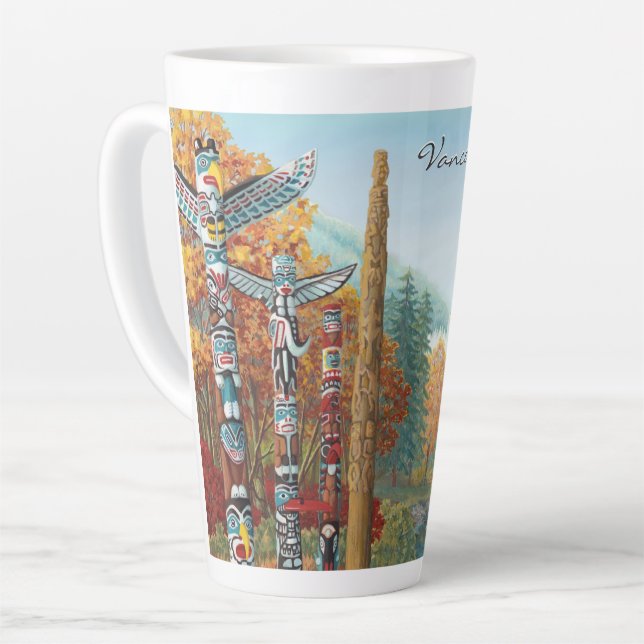 Vancouver Souvenir Cups Mugs Personalised Mugs (Left Angle)