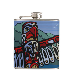 Vancouver Souvenir Flask 2 Worlds Landmark Gifts