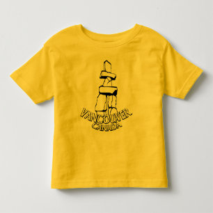 Vancouver Souvenir Kid's T-shirts Inukshuk Art Tee