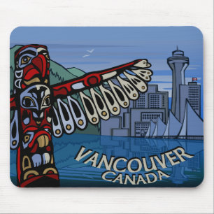 Vancouver Souvenir Mouse Pad Vancouver Totem Gifts