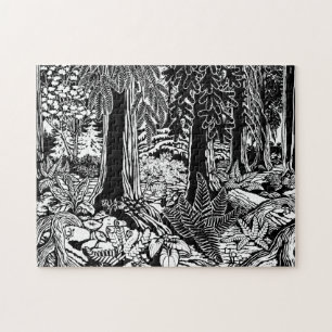 Vancouver Souvenir Puzzle Stanley Park Forest