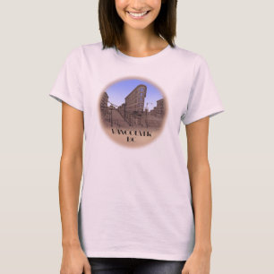Vancouver Souvenir T-shirt Gastown Art Womens Tees