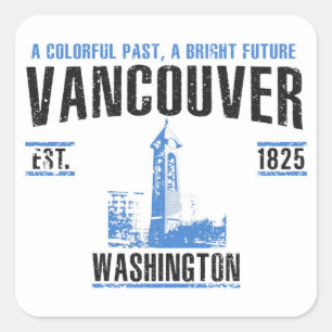 Vancouver Square Sticker