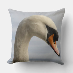 Vancouver, Stanley Park, Mute Swan (Cygnus olor) 2 Cushion