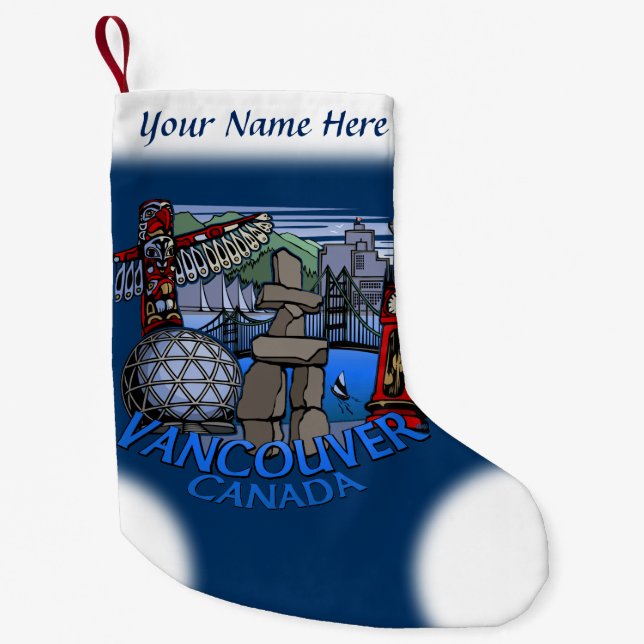 Vancouver Stocking Vancouver Christmas Stocking (Front)