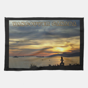 Vancouver Towel Personalised Vancouver Tea Towel