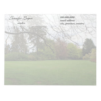 Vancouver Van Dusen Botanical Garden Notepad