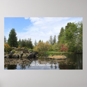 Vancouver Van Dusen Botanical Garden. Poster