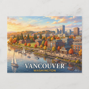 Vancouver Washington Travel Postcard