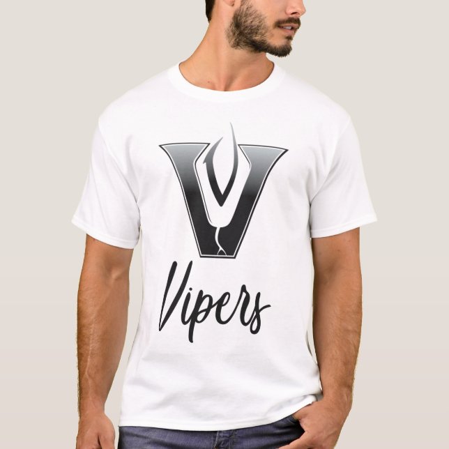 Vandegrift Vipers Sticker T-Shirt (Front)