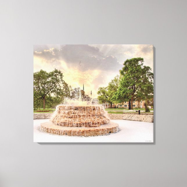Vander Veer Park Davenport Iowa Canvas Print (Front)