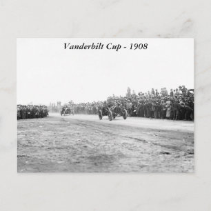 Vanderbilt Cup Auto Race, early 1900s Postcard