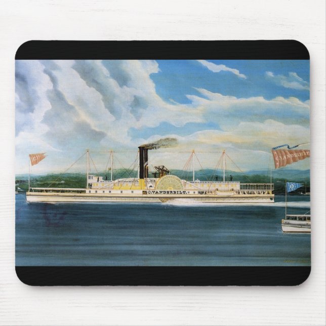 Vanderbilt steamboat 1847 mouse pad (Front)