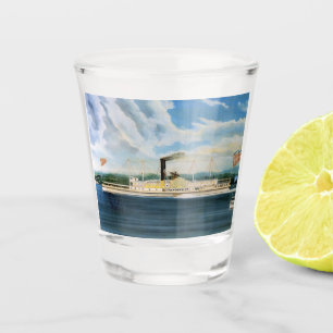 Vanderbilt steamboat 1847 shot glass