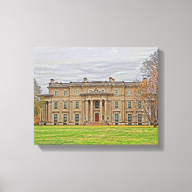 Vanderbuilt Mansion Canvas Print (Front)