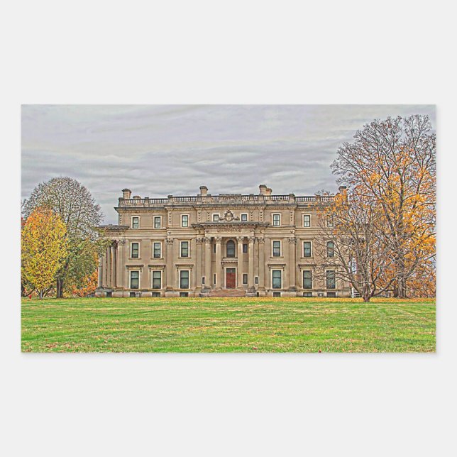 Vanderbuilt Mansion Rectangular Sticker (Front)