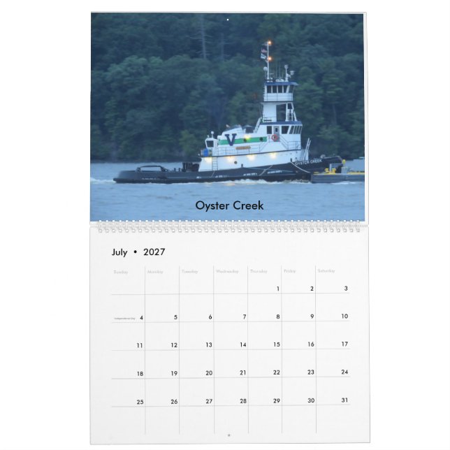 Vane Bros. On The Hudson River 2016 Calendar (Jul 2027)