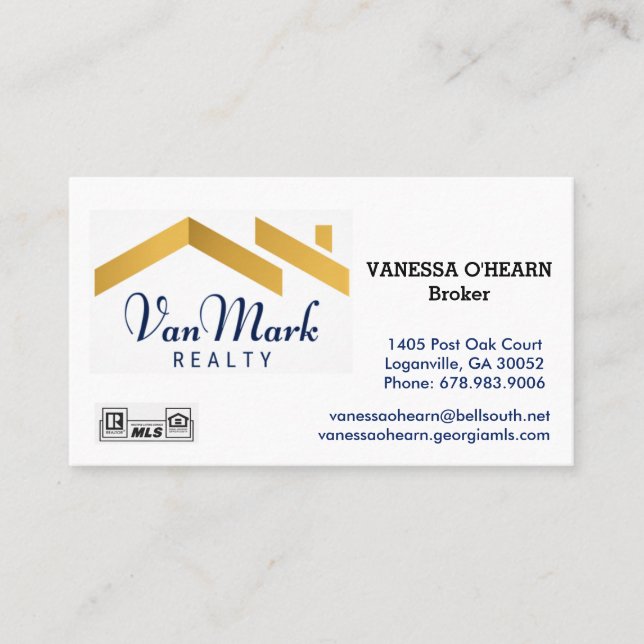 vanessa business card (Front)