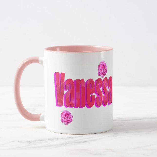 Vanessa Name Logo, Mug (Left)