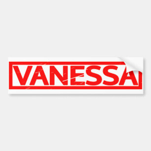 Vanessa Stamp Bumper Sticker