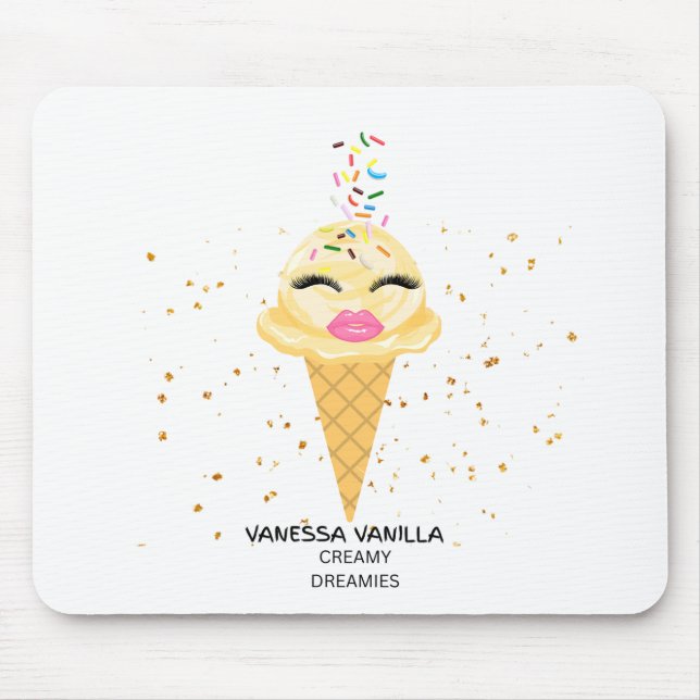 Vanessa Vanilla Creamy Dreamies Mouse Pad (Front)