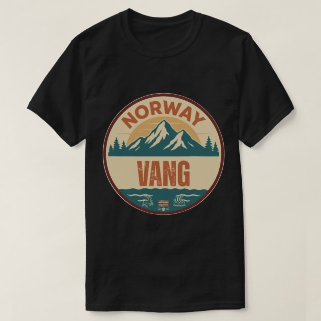 Vang, Norge Norway T-Shirt (Design Front)
