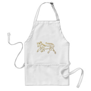 Vang Runestone-gold outline apron