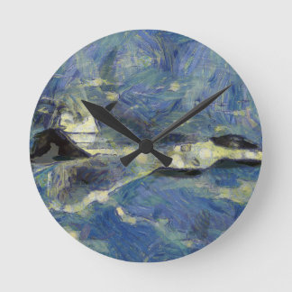 vangogh_F22 Round Clock