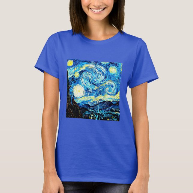 VanGogh, Starry Night T-Shirt (Front)