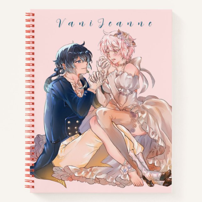 vanijeanne Spiral Notebook (Front)