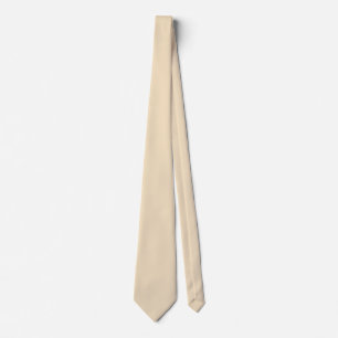 Vanilla Beige Solid Colour Tie