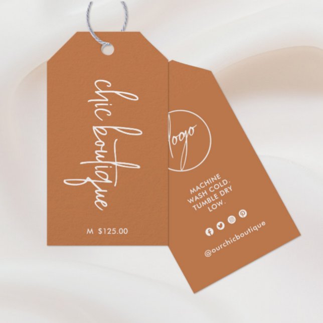 Vanilla Brown Clothing Price Hang Tag Logo (Creator Uploaded)