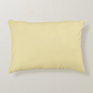Vanilla Colour Milk Yellow Buttermilk Background Decorative Cushion